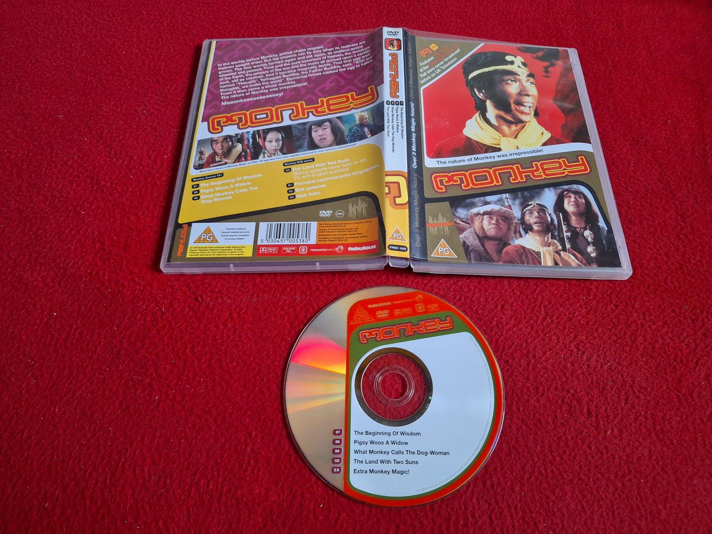 MONKEY SEASON 1 EPISODES 7- 9 + DVD EXTRAS