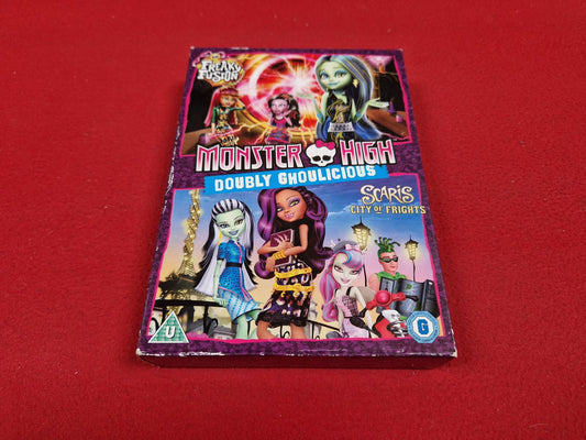 MONSTER HIGHT FREAKY FUSION / SCARIS CITY OF FRIGHTS BOX till DVD
