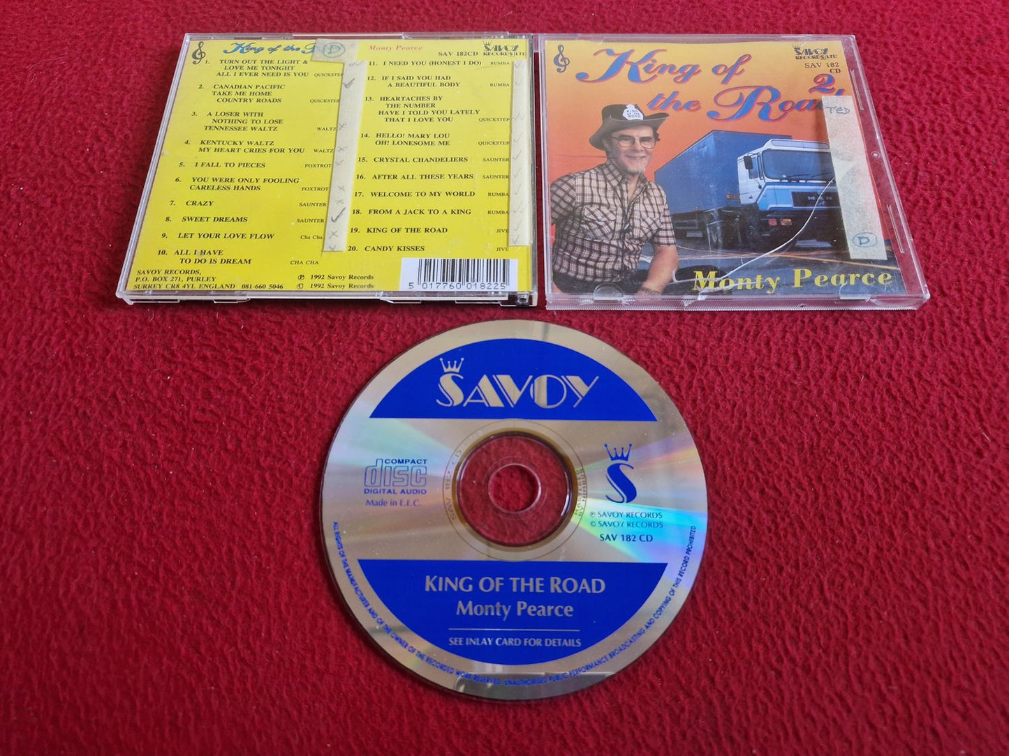 MONTY PEARCE KING OF THE ROAD CD