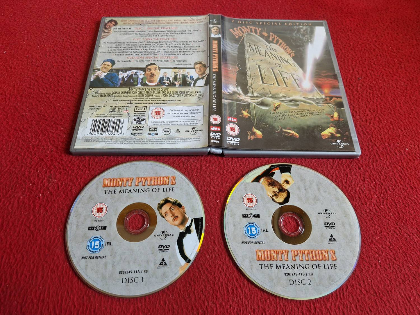 MONTY PYTHON THE MEANING OF LIFE DVD