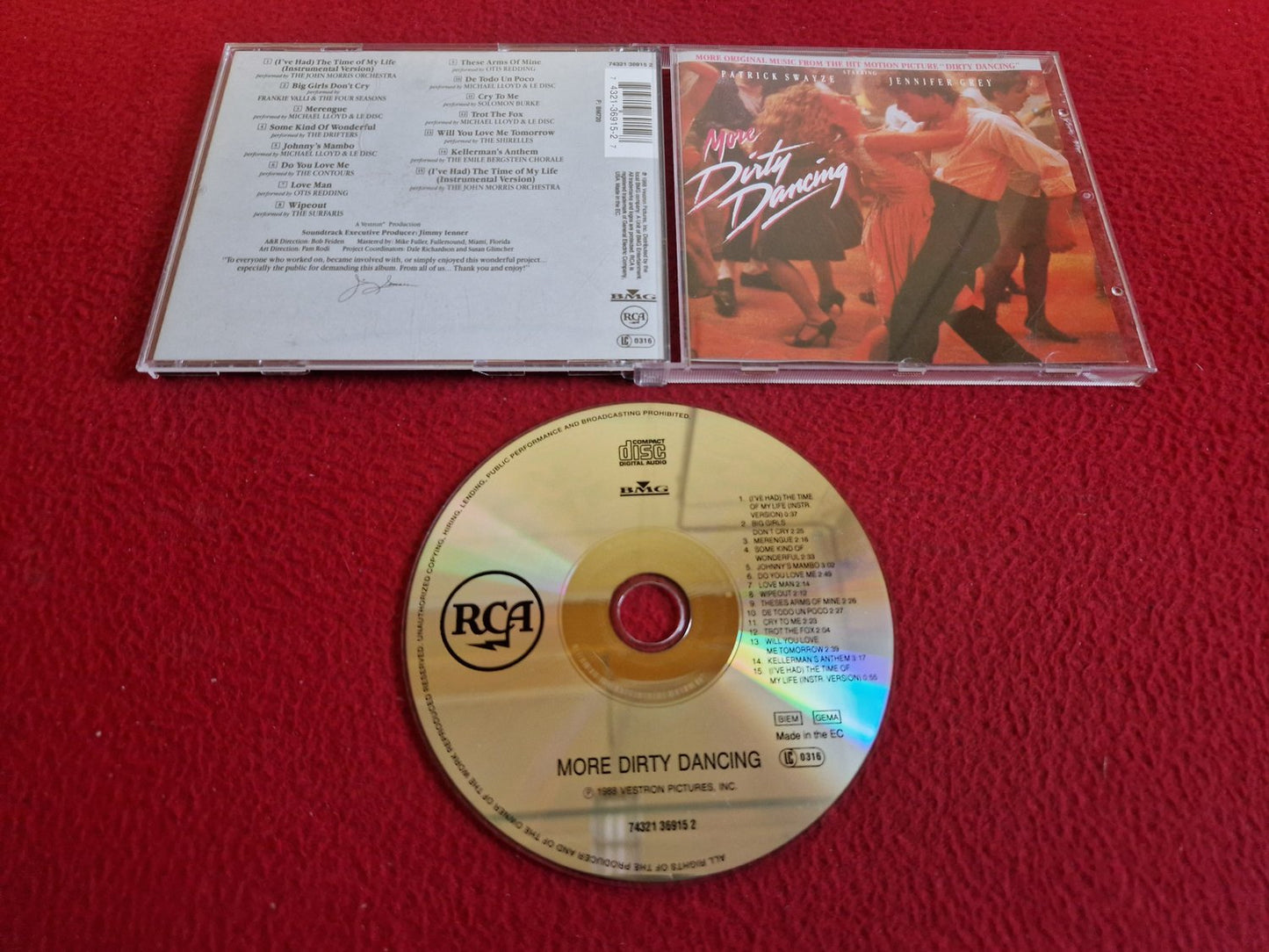 MORE DIRTY DANCING MORE ORIGINAL MUSIC FROM THE HIT MOTION PICTURE CD