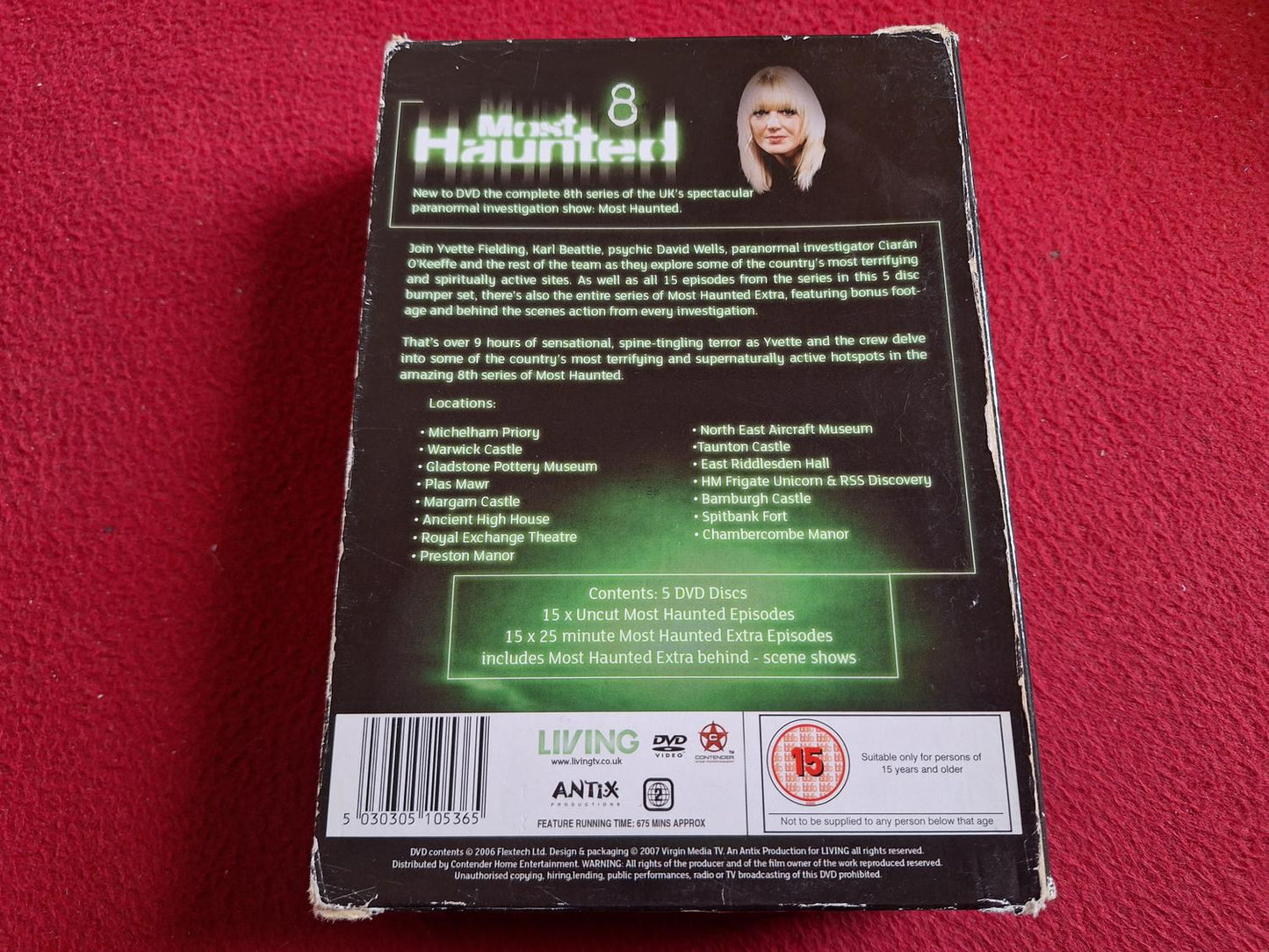 MOST HAUNTED SERIES 8 BOX DVD