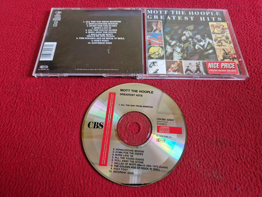 MOTT THE HOOPLE GREATEST HITS CD