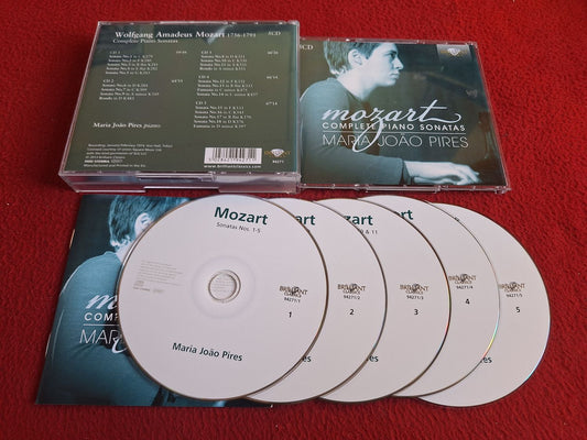 MOZART COMPLETE PIANO SONATAS MARIO JOAO PIRES CD BOX