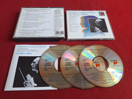 MOZART LEGENDARY INTERPRETATIONS - GEORGE SZELL THE CLEVELAND ORCHESTRA CD BOX