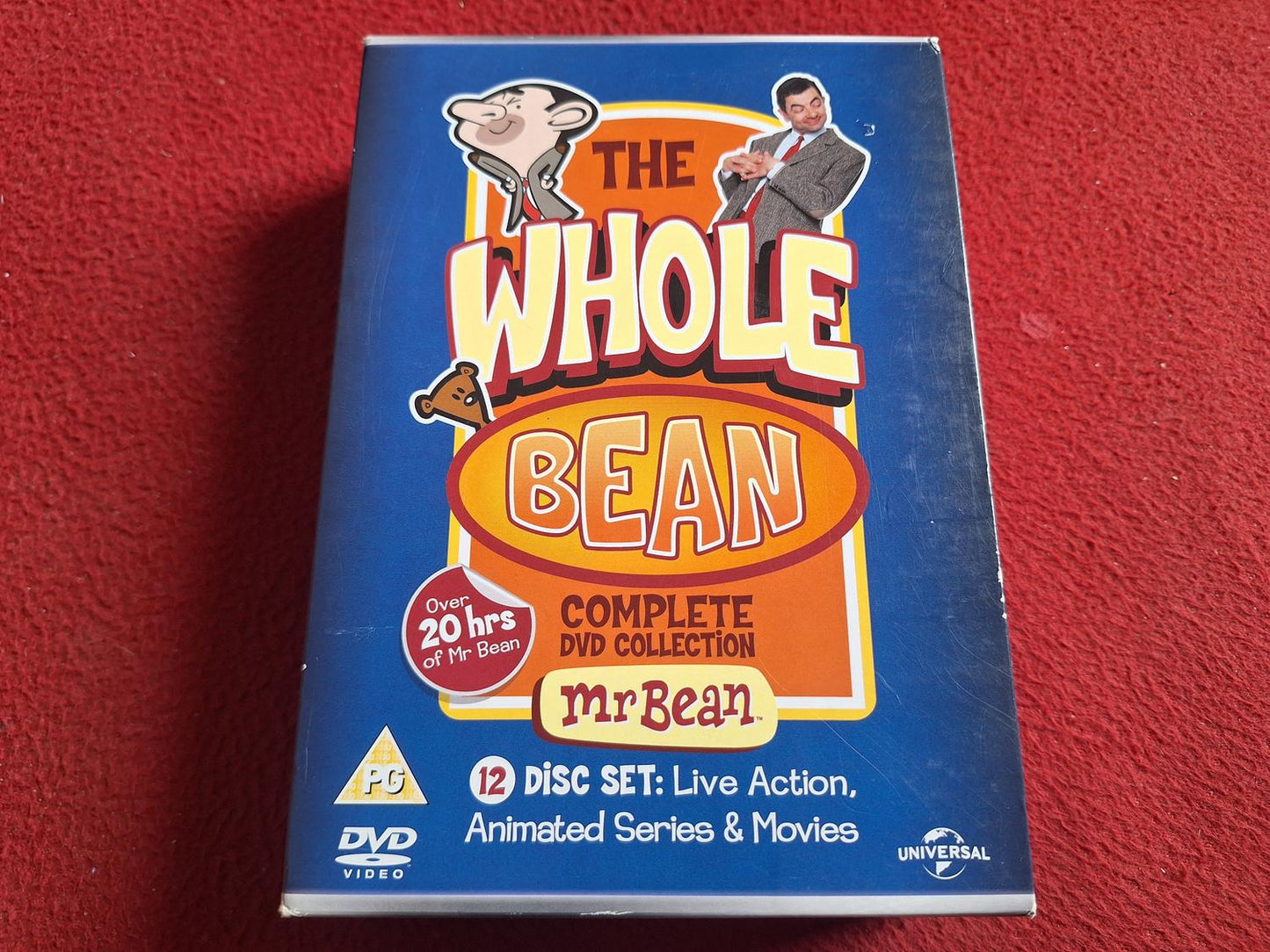 MR BEAN THE WHOLE BEAN COMPLETE DVD COLLECTION BOX