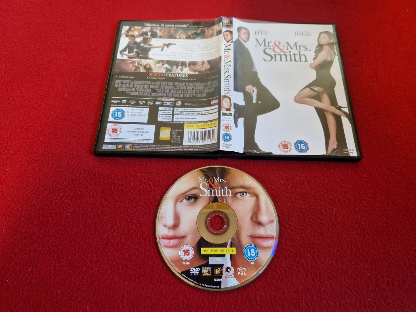 MR. & MRS. SMITH DVD