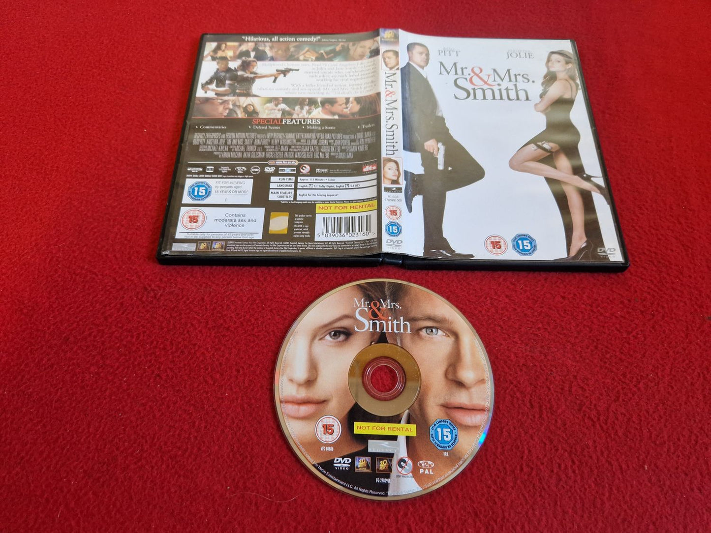 MR. & MRS. SMITH DVD