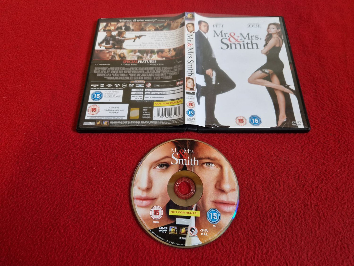 MR. & MRS. SMITH DVD