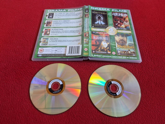 MUHAMMAD ALI KING OF THE WORLD/JAMES DEAN RACE W DESTINY/BLOODLINES/MOLOKAI DVD