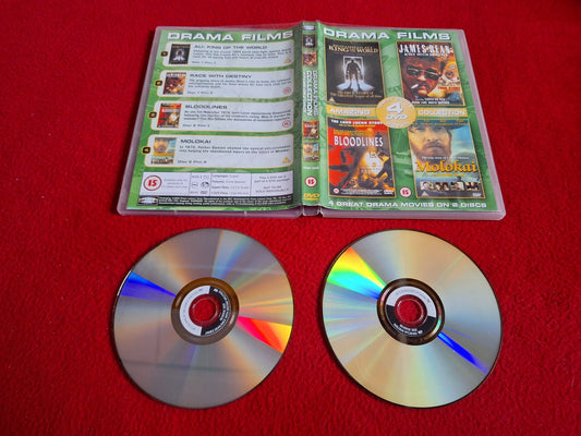 MUHAMMAD ALI KING OF THE WORLD / RACE WITH DESTINY / BLOODLINES / MOLOKAI DVD