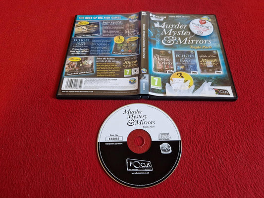 MURDER MYSTERY MIRRORS TRIPLE RETURN OF MONTE CRISTO/ECHOES OF PAST/MIRROR PC
