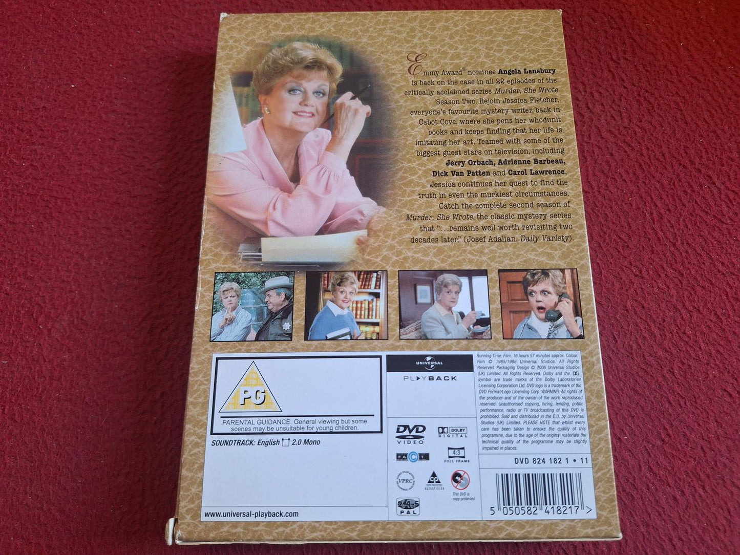 MURDER SHE WROTE SEASON 2 BOX DVD