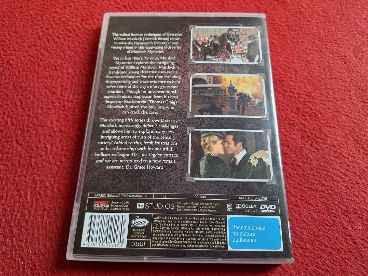 MURDOCH MYSTERIES SEASON 5 BOX DVD