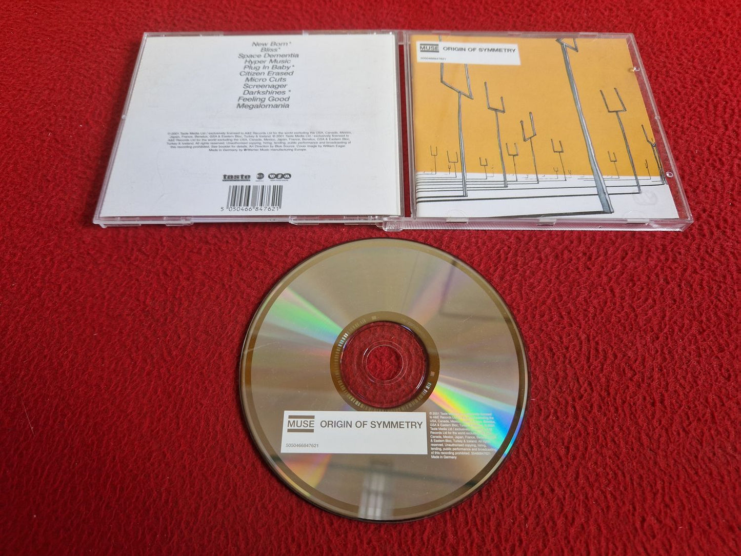 MUSE ORIGIN OF SYMMETRY CD