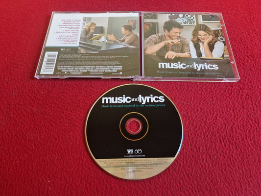 MUSIC AND LYRICS MUSIC FROM THE MOTION PICTURE CD