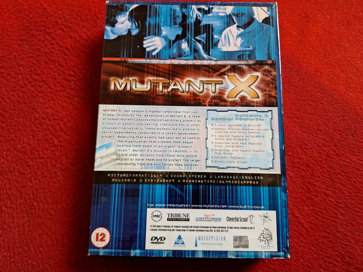 MUTANT X BOX SET 1.2 DVD