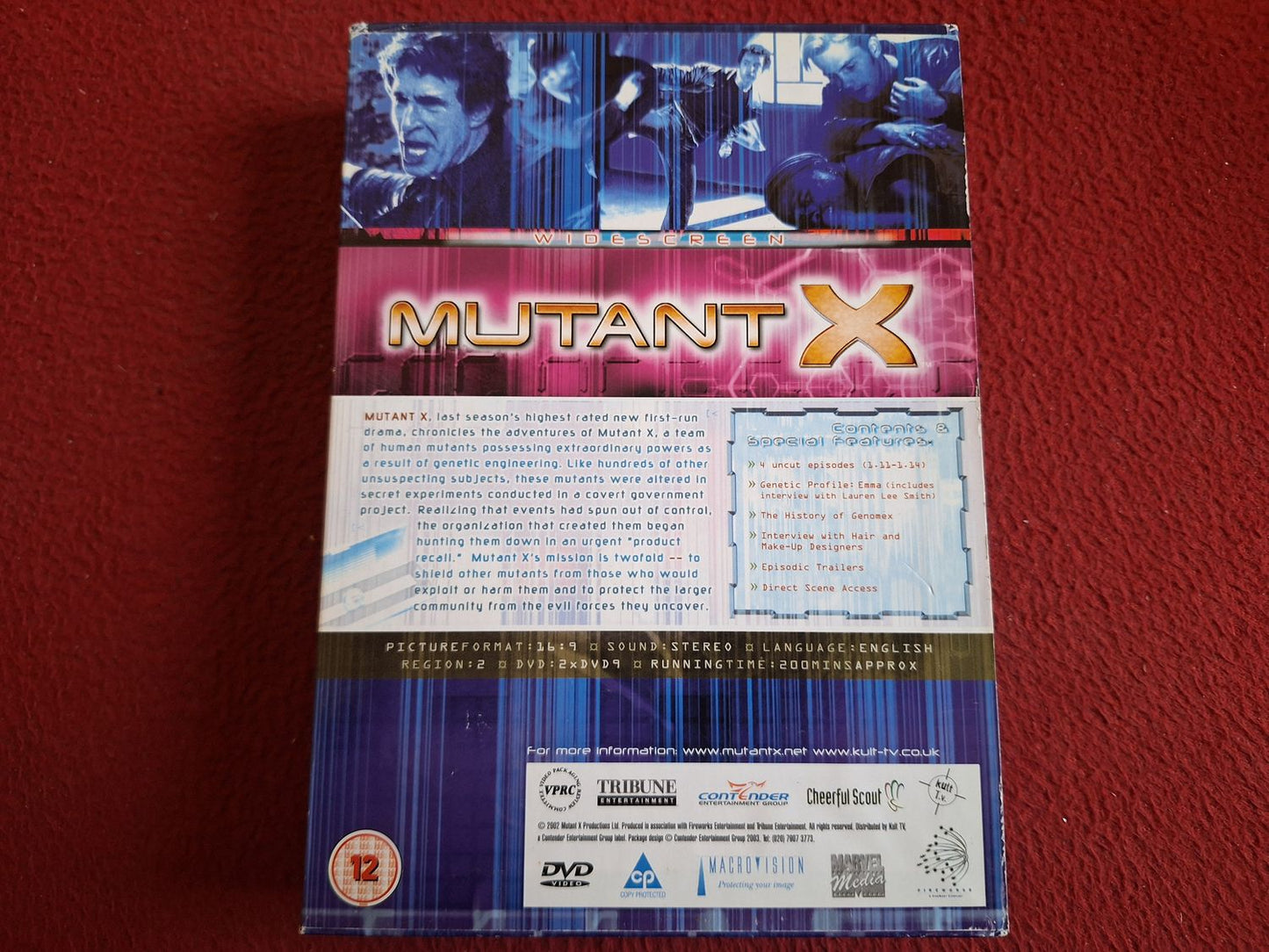 MUTANT X BOX SET 1.3 DVD