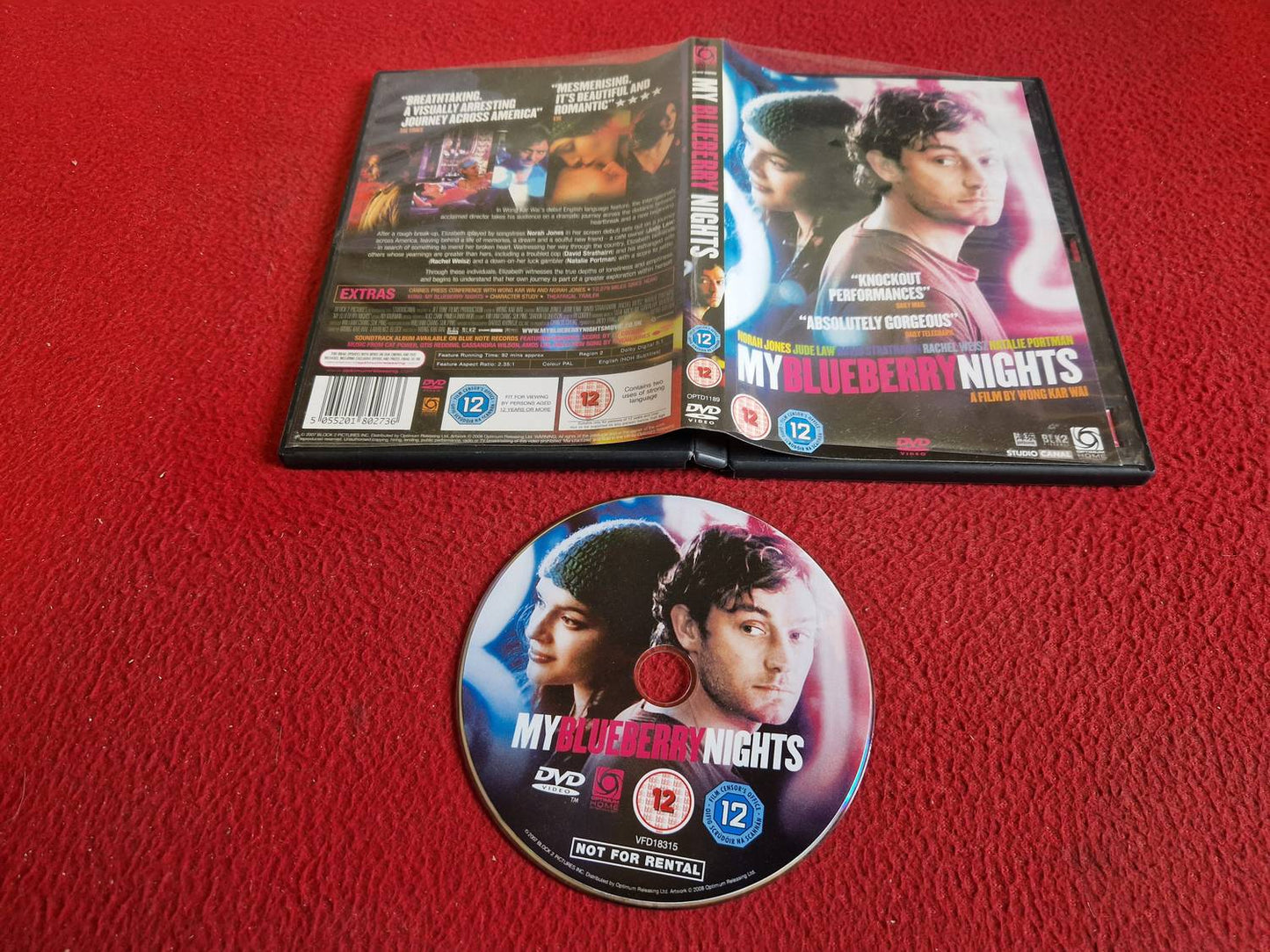 MY BLUEBERRY NIGHTS DVD