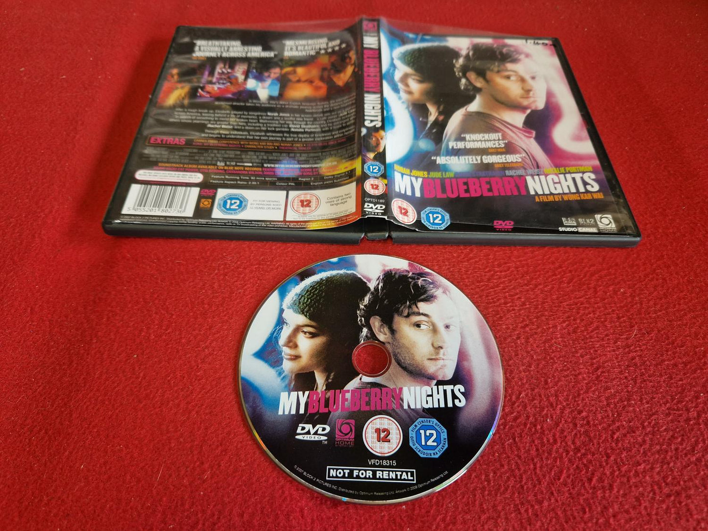 MY BLUEBERRY NIGHTS till DVD