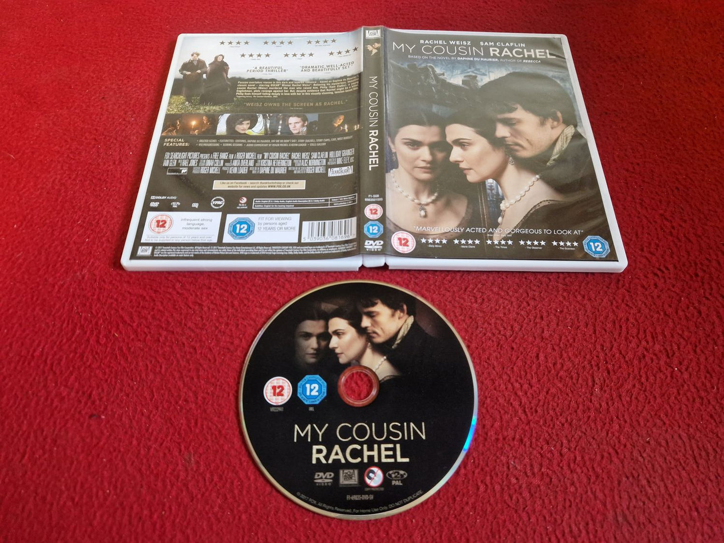 MY COUSIN RACHEL DVD