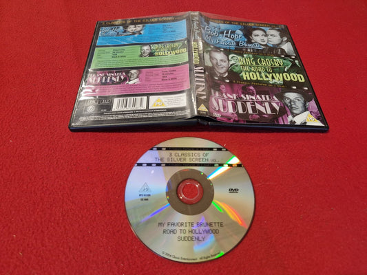 MY FAVOURITE BRUNETTE / THE ROAD TO HOLLYWOOD / SUDDENLY till DVD