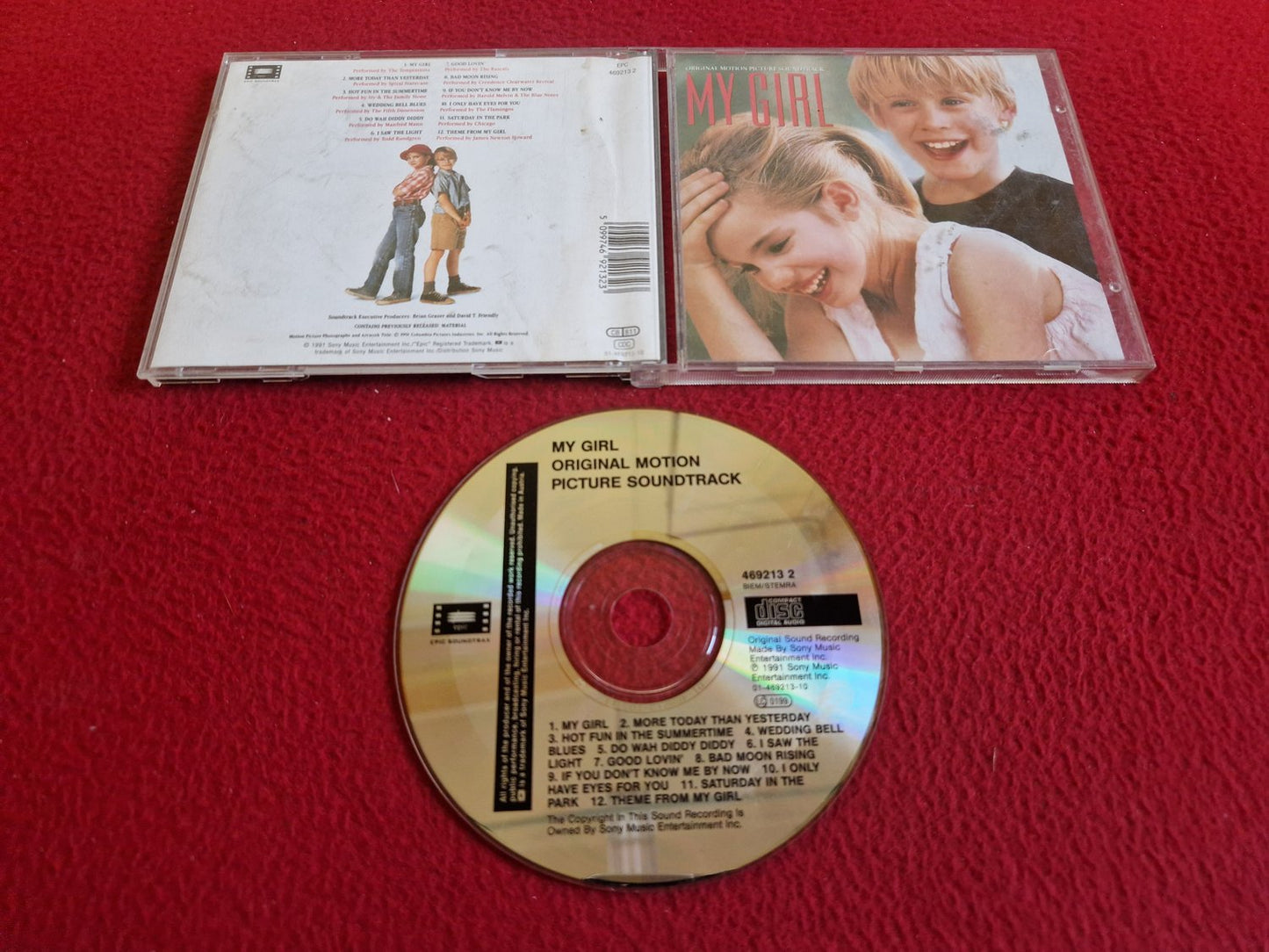 MY GIRL ORIGINAL MOTION PICTURE SOUNDTRACK CD