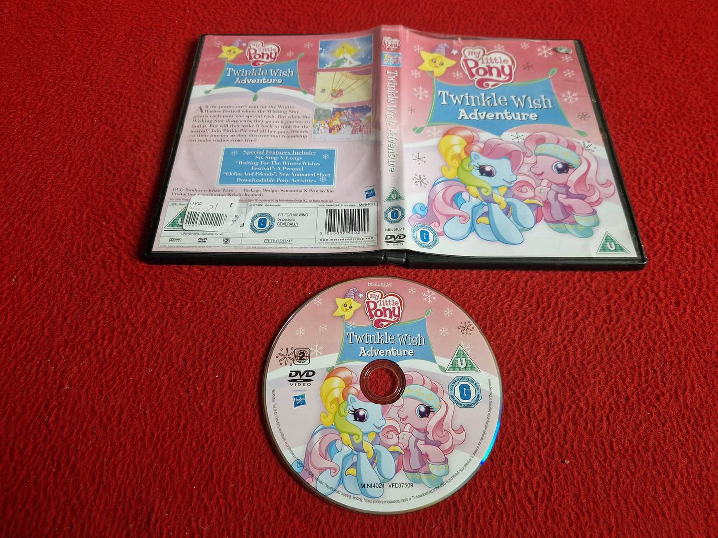 MY LITTLE PONY TWINKLE WISH ADVENTURE DVD