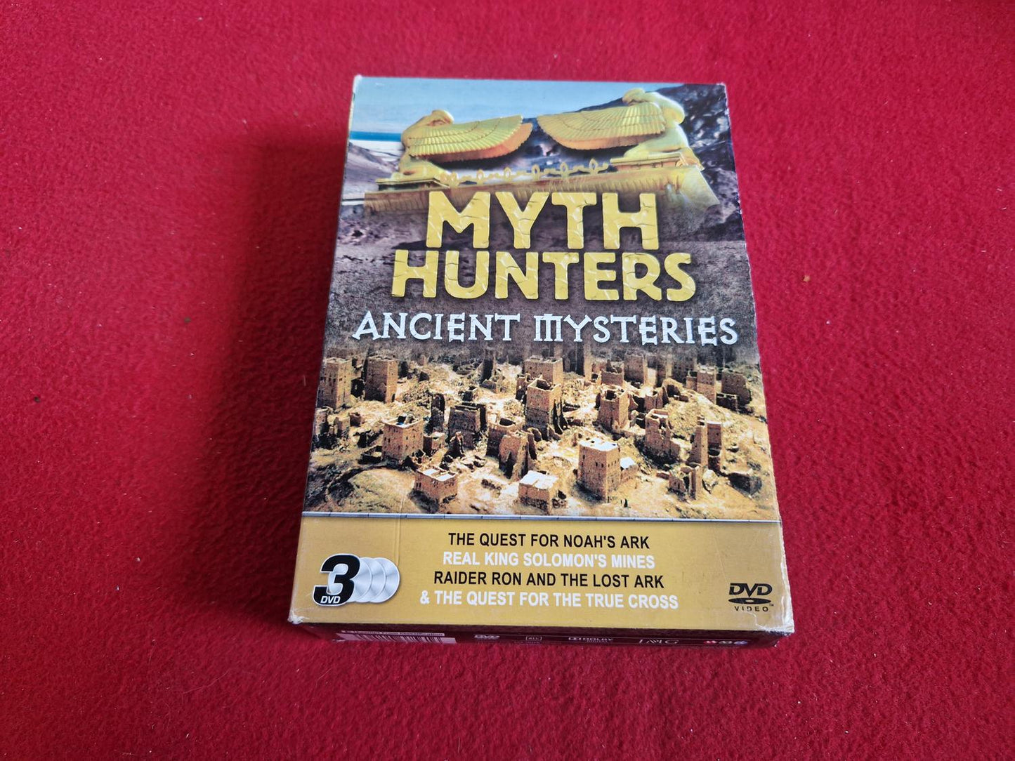 MYTH HUNTERS - QUEST FOR NOAH'S ARK / REAL KING SOLOMONS MINES mfl BOX DVD