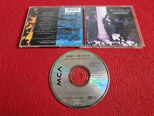 NANCI GRIFFITH LATE NIGHT GRANDE HOTEL CD