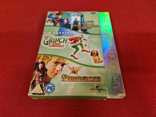 NANNY MCPHEE / HOW THE GRINCH STOLE CHRISTMAS / PETER PAN BOX till DVD