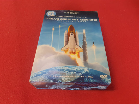 NASAS GREATEST MISSIONS WHEN WE LEFT EARTH 40TH ANNIVERSARY BOX till DVD