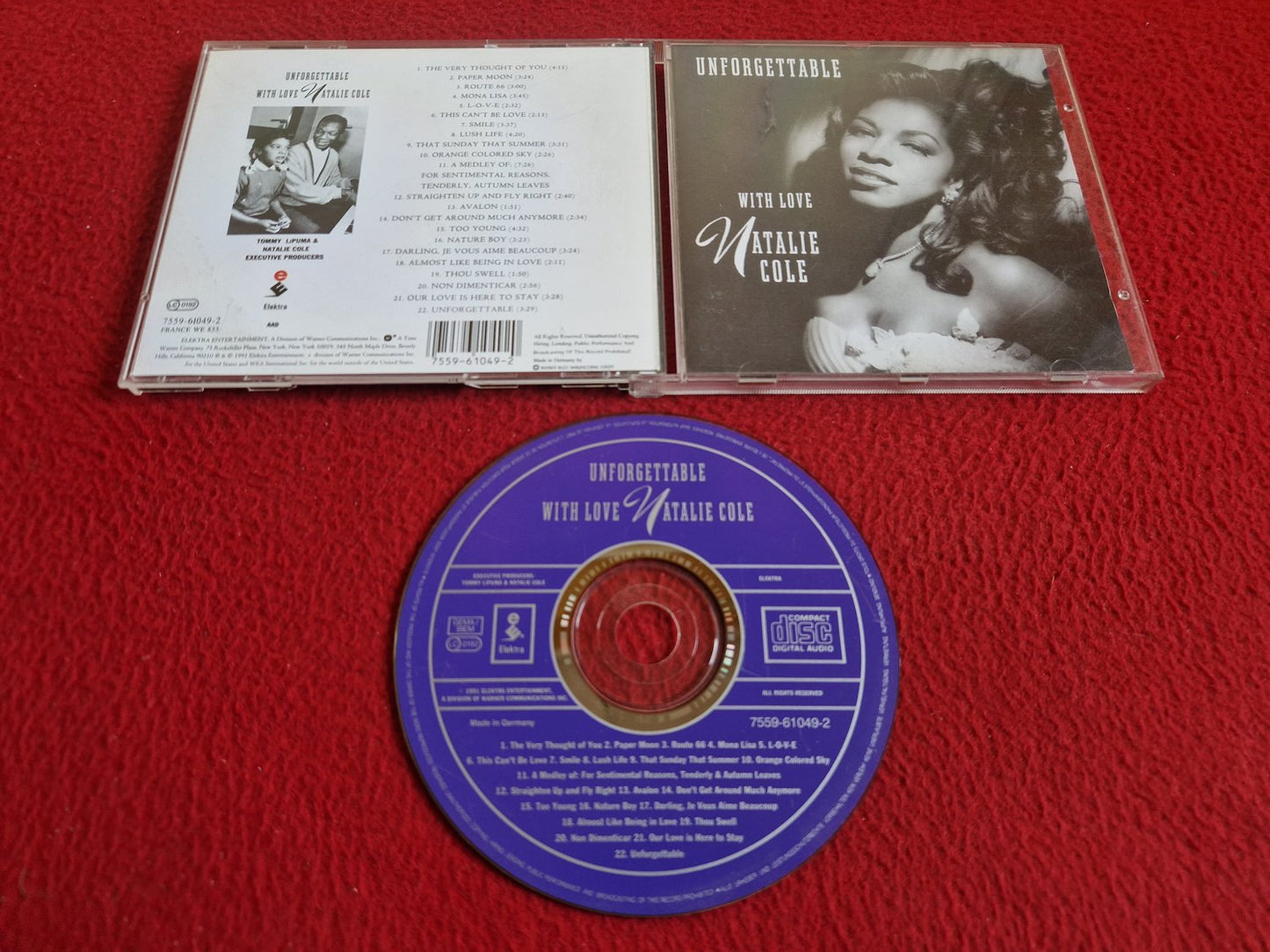 NATALIE COLE UNFORGETTABLE WITH LOVE CD