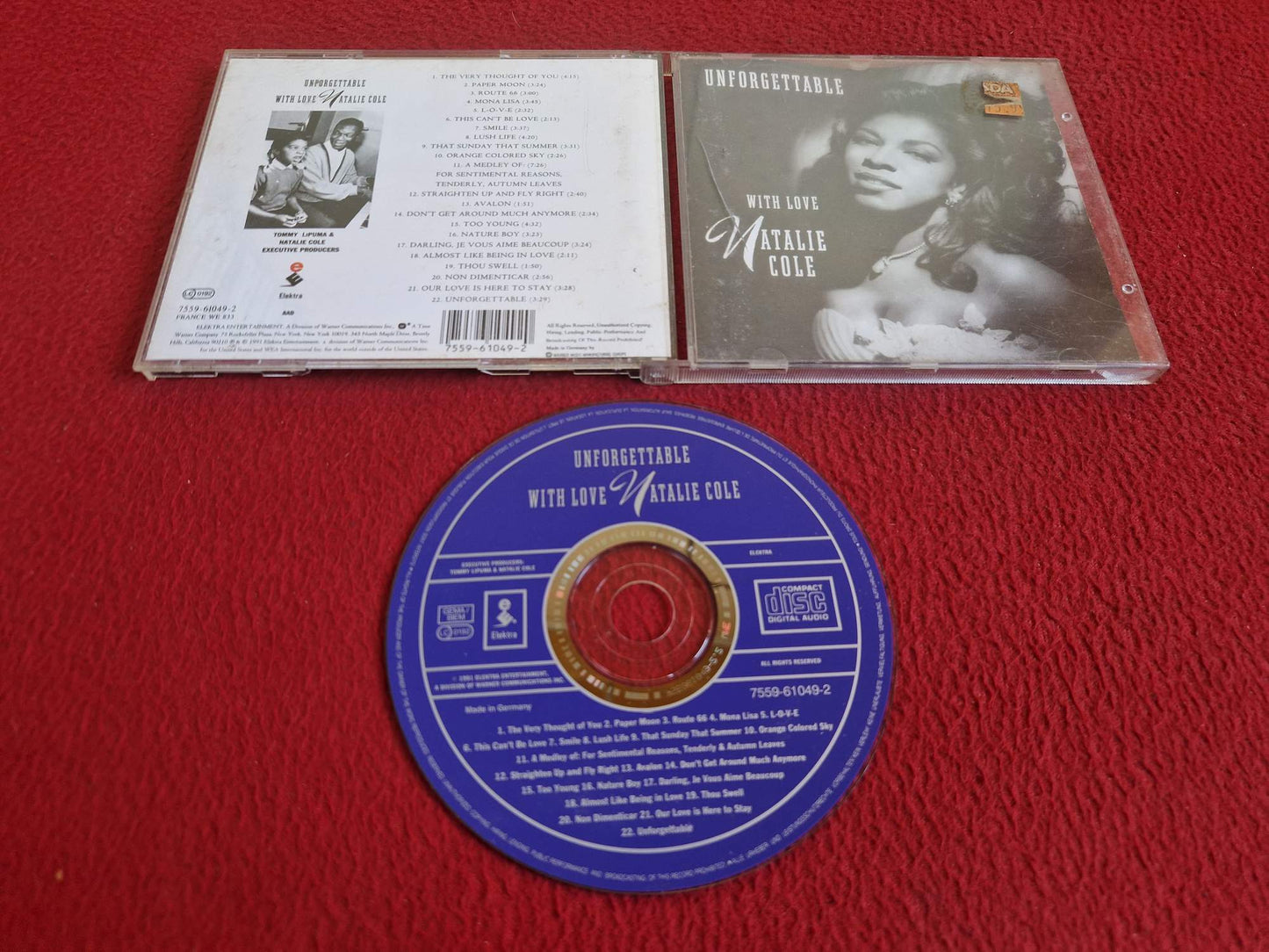 NATALIE COLE UNFORGETTABLE WITH LOVE CD