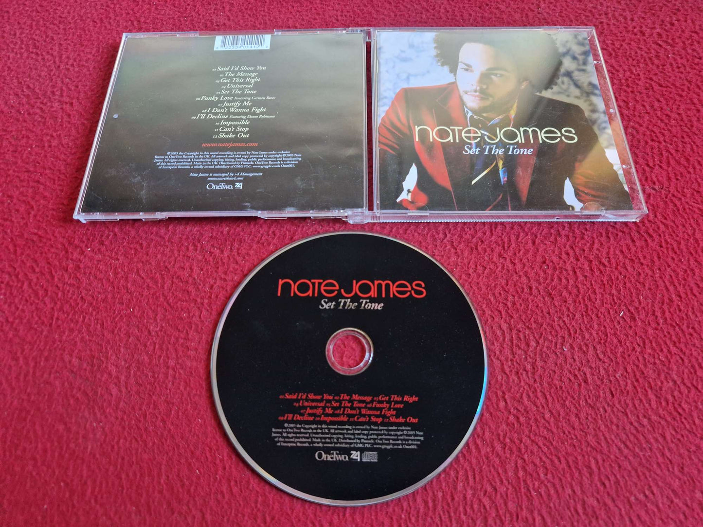 NATE JAMES SET THE TONE CD