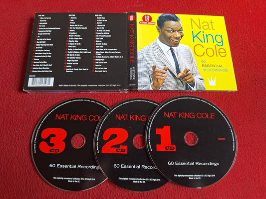 NAT KING COLE 60 ESSENTIAL RECORDINGS CD BOX