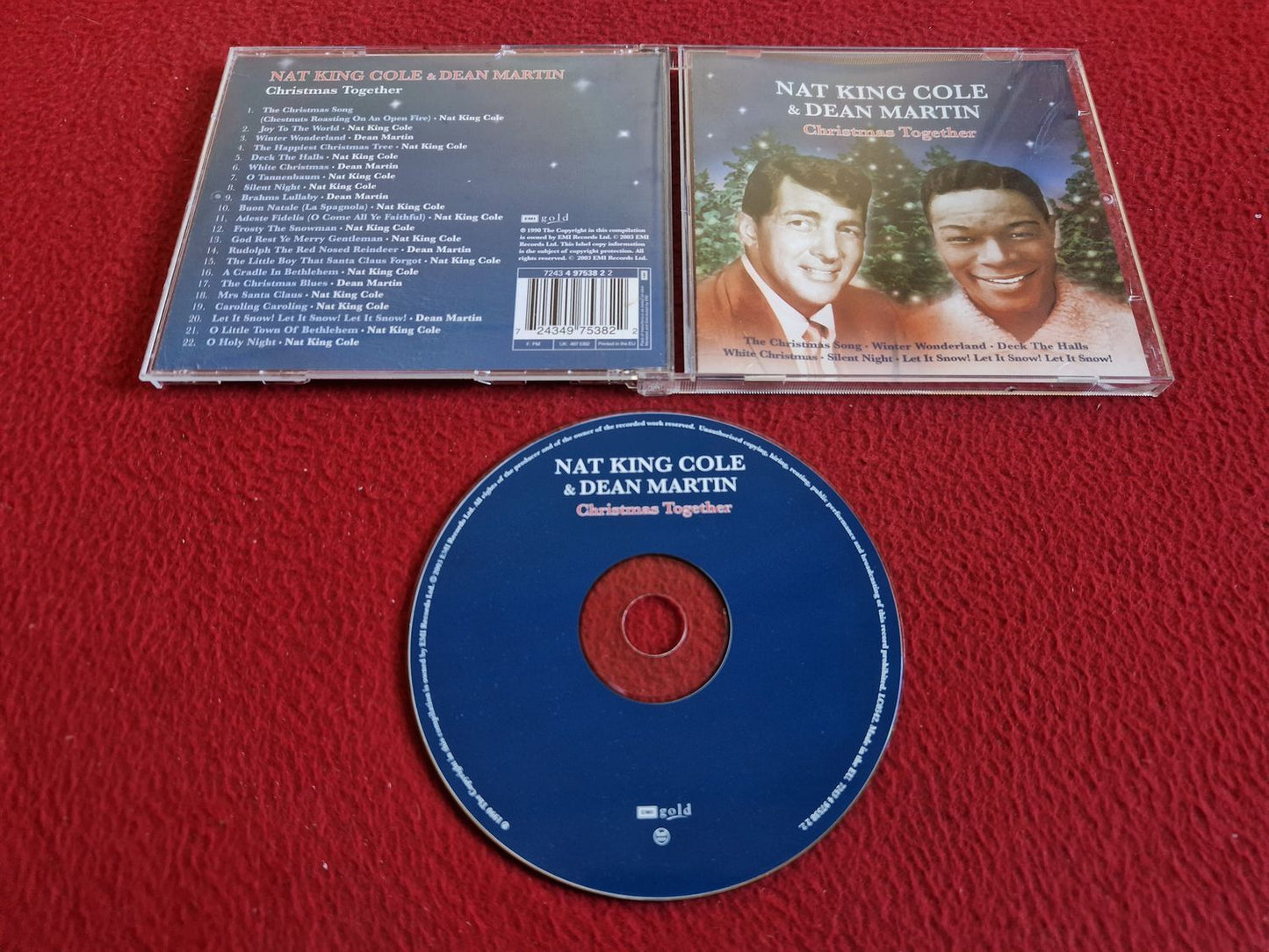 NAT KING COLE & DEAN MARTIN CHRISTMAS TOGETHER CD