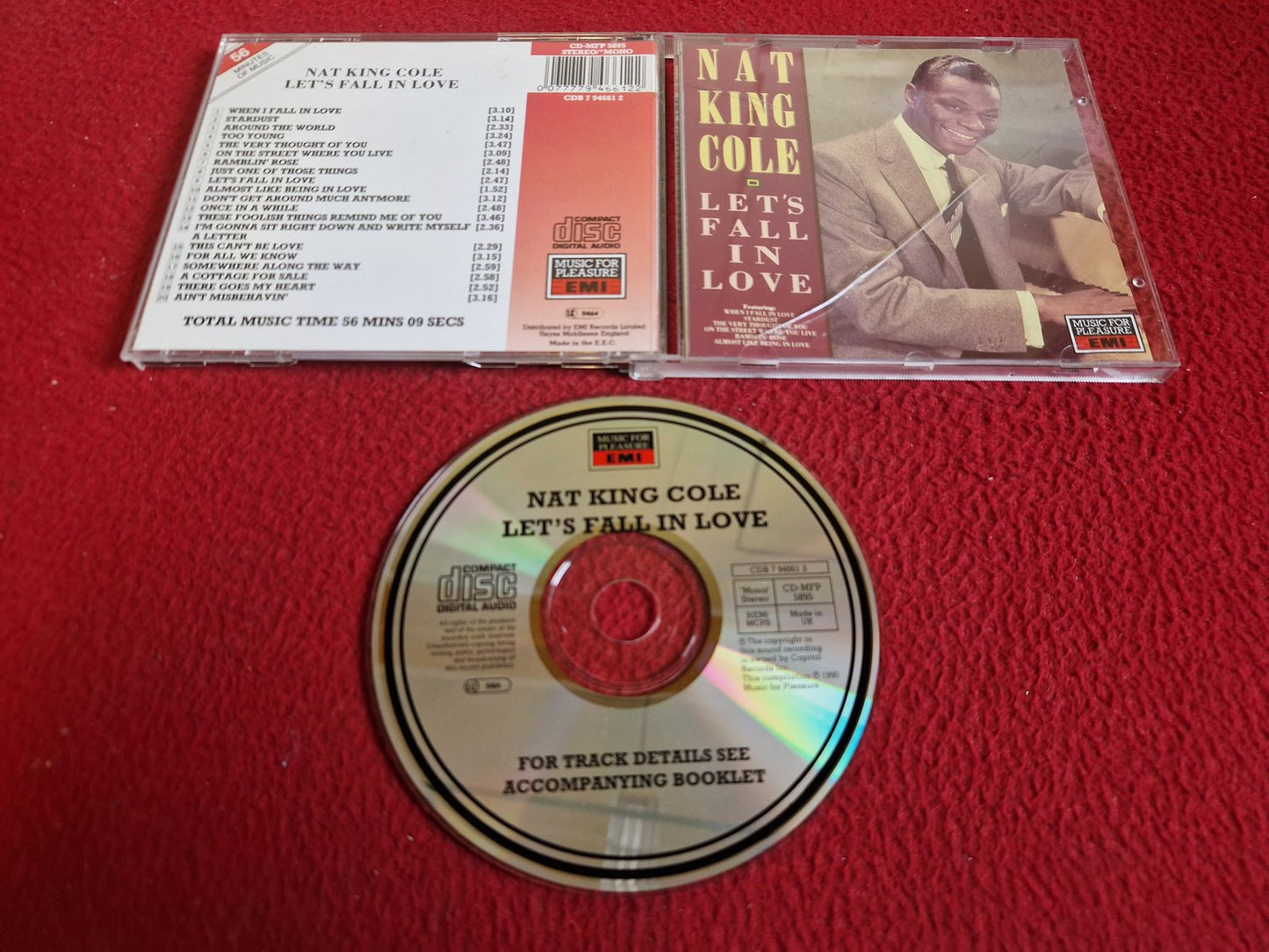 NAT KING COLE LET'S FALL IN LOVE CD