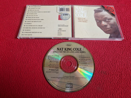 NAT KING COLE SINGS FOR THE TWO IN LOVE (AND MORE) CD