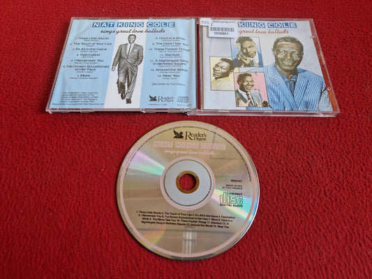 NAT KING COLE SINGS GREAT LOVE BALLADS CD