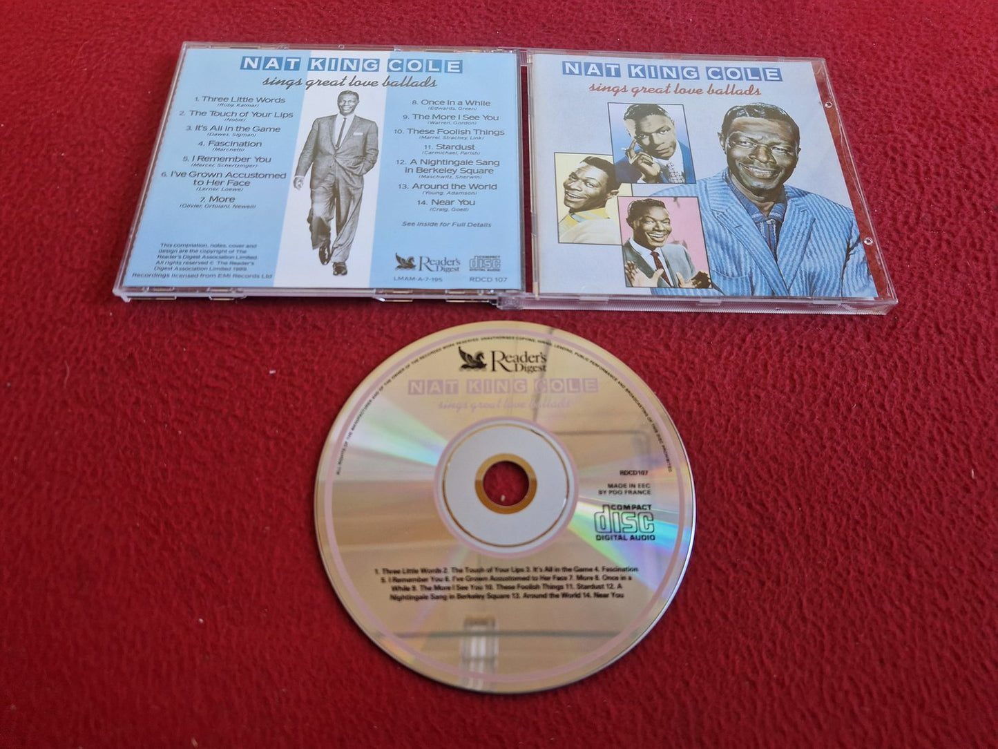 NAT KING COLE SINGS GREAT LOVE BALLADS CD