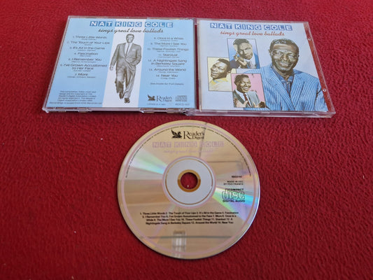 NAT KING COLE SINGS GREAT LOVE BALLADS CD