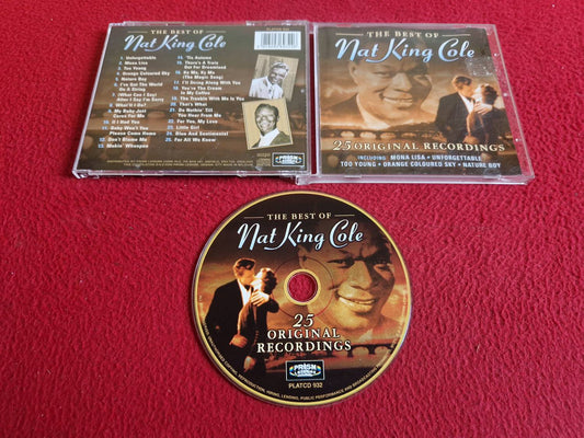 NAT KING COLE THE BEST OF NAT KING COLE 25 ORIGINAL RECORDINGS CD