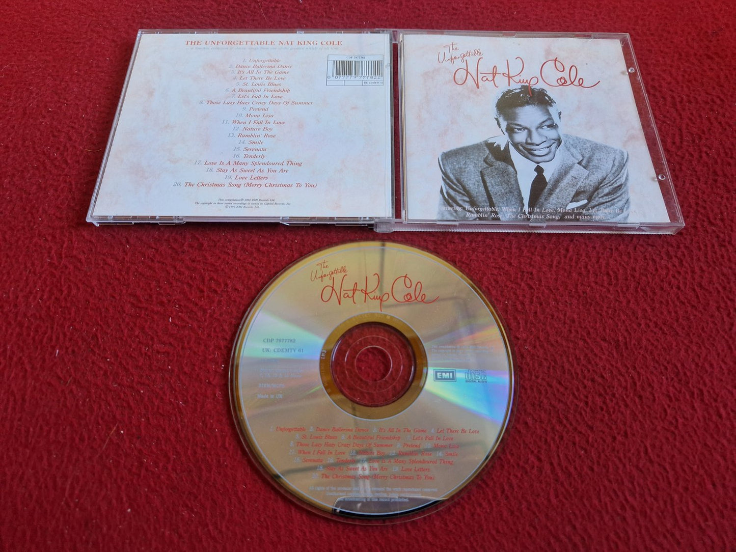 NAT KING COLE THE UNFORGETTABLE CD