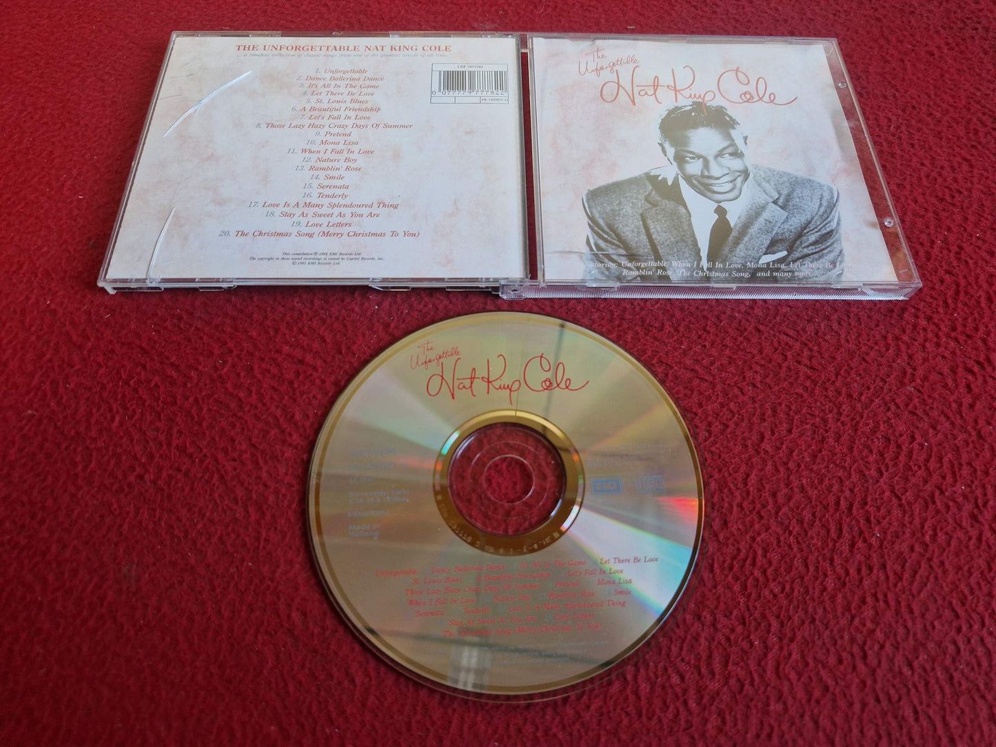 NAT KING COLE THE UNFORGETTABLE CD