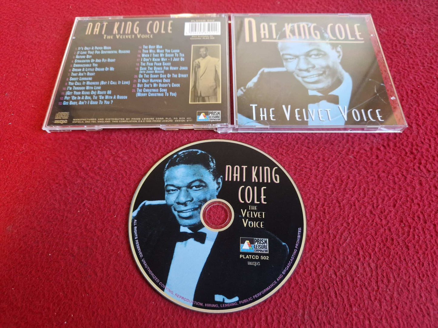 NAT KING COLE THE VELVET VOICE CD