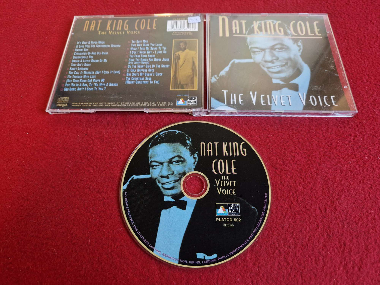 NAT KING COLE THE VELVET VOICE CD