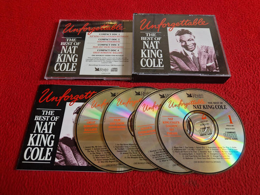 NAT KING COLE UNFORGETTABLE THE BEST OF CD BOX