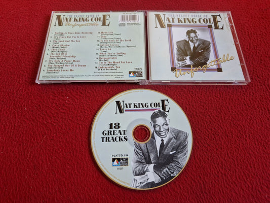 NAT KING COLE UNFORGETTABLE THE VELVET VOICE OF CD