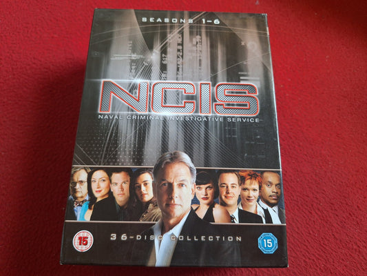 NCIS SEASONS 1 - 6 [ SKADA OMSLAG SE BILD ] [ SVENSK TEXT ] BOX DVD